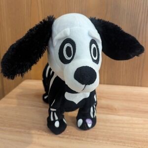 Gemmy Halloween Animated Skeleton Dog Boney Beagle Plush Dances Spooky Decor